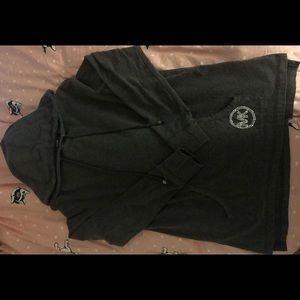 long MK gray sweatshirt